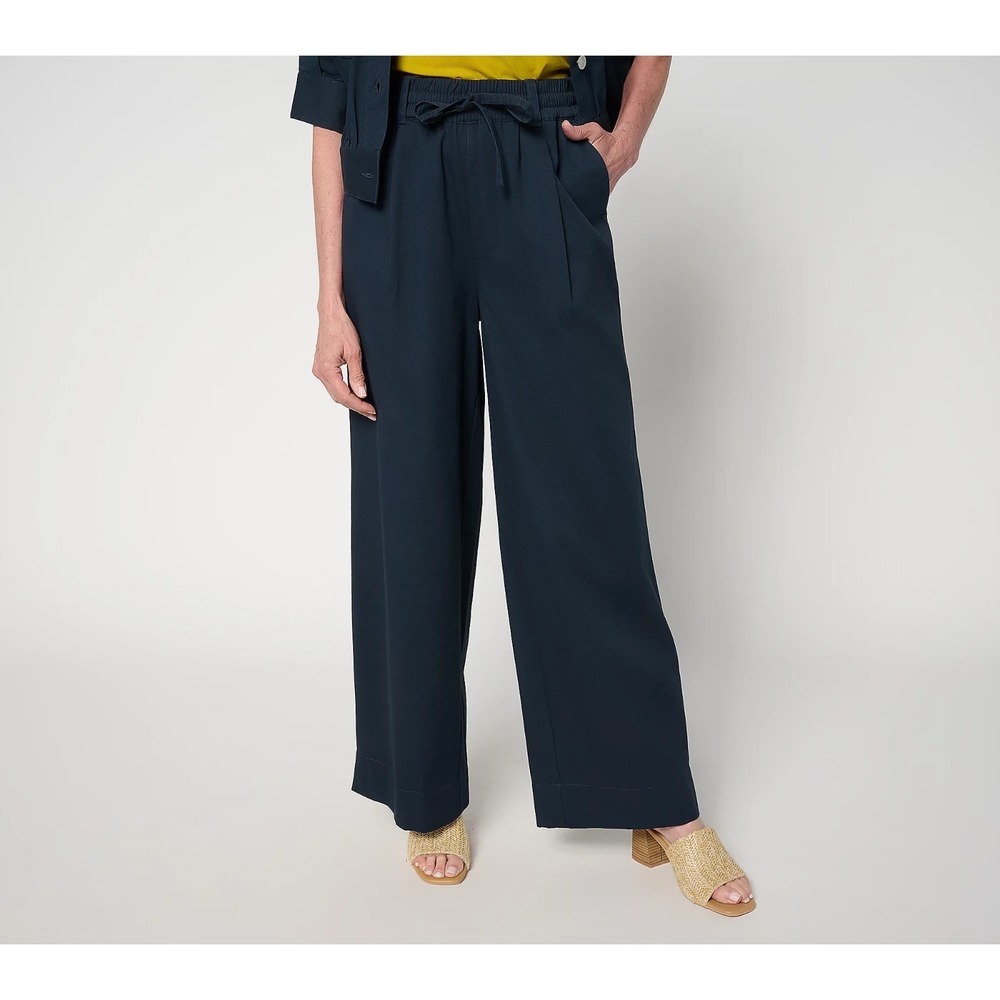 Carla Rockmore Collection Regular Stretch Twill Straight L Midnight, M  #583T